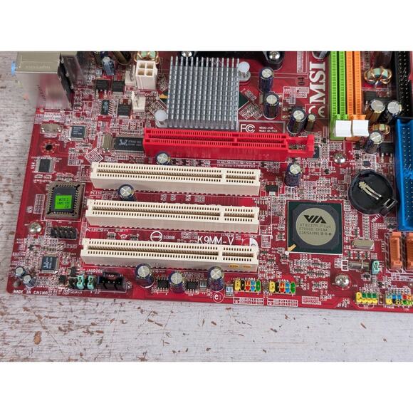 MSI K9MM-V MS7312 V1.0 MicroATX Motherboard AM2 mPGA940 AGP 1.5V PCI w Cooler - Picture 3 of 10